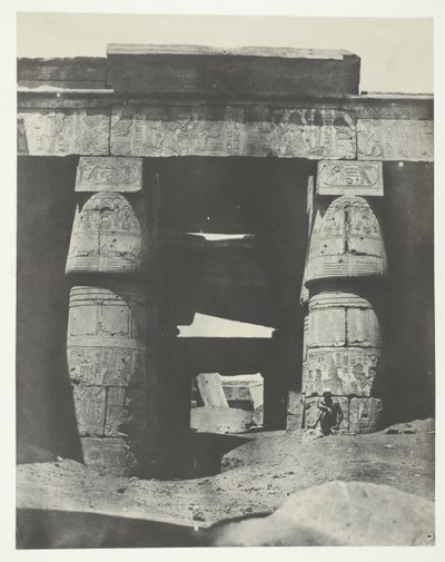 Karnak, Portic of the Temple of Khons, Thebe, 184951, tryckt 1852. av Maxime Du Camp