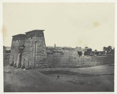 Karnak, Khons tempel; Thebe av Maxime Du Camp