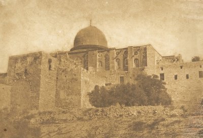 Koubbé-Nébi-Monça - Moses kupol i Jerusalem, augusti 1850. av Maxime Du Camp