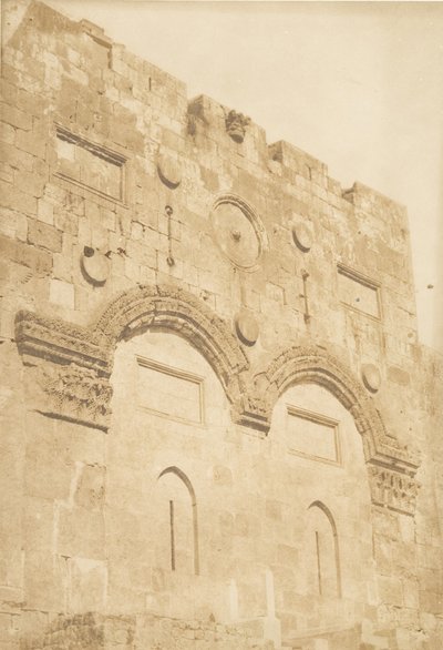 Gyllene porten i Jerusalem, augusti 1850. av Maxime Du Camp