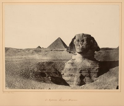 Sfinxen, Mellan Egypten av Maxime Du Camp