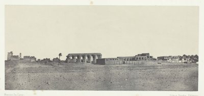 Luxor, General View of the Ruins, Thebe, 184951, tryckt 1852. av Maxime Du Camp