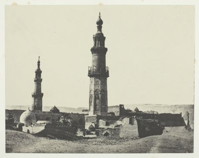 Moskén i Aly-Bey, Girgeh, övre Egypten, 184951, tryckt 1852. av Maxime Du Camp