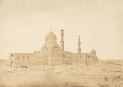 Ayoubitemas moské och grav, i Kairo, december 1849-januari 1850. av Maxime Du Camp