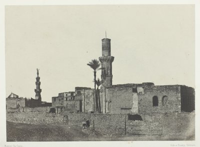 Moské nära Bab-el-Saïda, Kairo av Maxime Du Camp