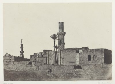 Moské nära Bab-el-Saïda, Kairo av Maxime Du Camp