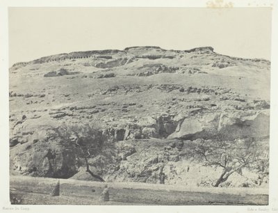 Necropolis of Ancient Lycopolis, Upper Egypt, 184951, tryckt 1852. av Maxime Du Camp