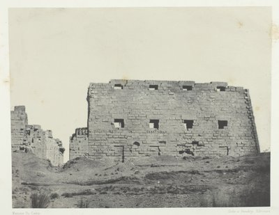 Karnak Palace, Great Pylones of the South-West, Thebe, 184951, tryckt 1852. av Maxime Du Camp