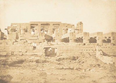 Södra dörren till Hypostyle Hall av Palace of Karnac Thebe, 1849-50. av Maxime Du Camp
