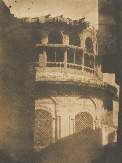 Sibyll eller Fountain and School of Souk-el-asr, Kairo, december 1849-januari 1850. av Maxime Du Camp