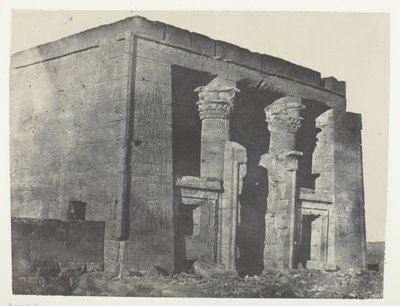 Temple De Dakkeh, Naos, Nubia, 184951, tryckt 1852. av Maxime Du Camp