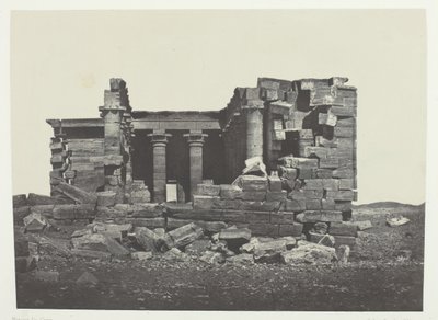 Temple De Maharakkah Hiera Sycaminos Des Grecs, Nubie, 184951, tryckt 1852. av Maxime Du Camp