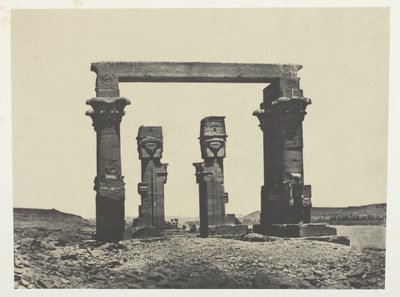 Kardassy-templet, Nubia av Maxime Du Camp