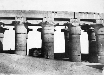 Tempelruiner, Egypten, 1852. av Maxime Du Camp