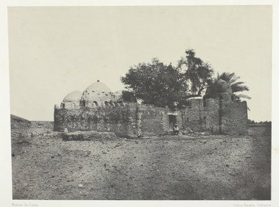 Cidi-Abdellah-el-Marabouts grav, övre Egypten, 184951, tryckt 1852. av Maxime Du Camp