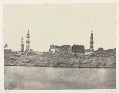 Allmän vy, Girgeh, övre Egypten av Maxime Du Camp