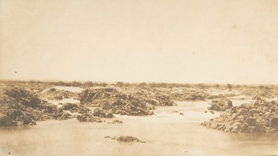 Utsikt över forsen i den andra grå staren, mars 1850. av Maxime Du Camp