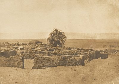 Utsikt över byn Herment, 1849-50. av Maxime Du Camp