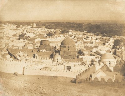 Översikt över Sioutkyrkogården, 1849-50. av Maxime Du Camp