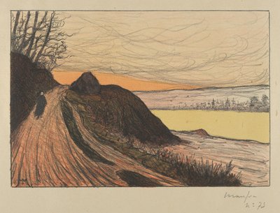 Vägen från Gaud La Route de Gaud, 1893. av Maxime Emile Louis Maufra