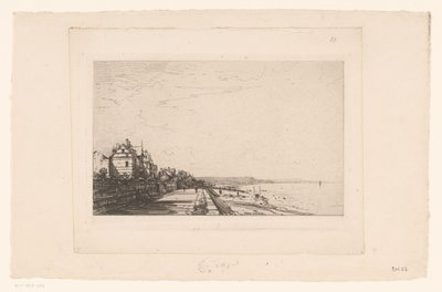 Utsikt över Villers Villers (Calvados) (titel på objekt) av Maxime François Antoine Lalanne