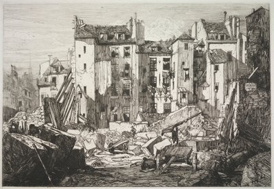 Rivning för invigningen av Rue des Écoles av Maxime Lalanne