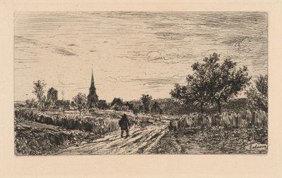 Kvällslandskap (Återkomst till logiet) av Maxime Lalanne