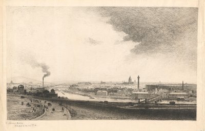 Paris 1867: utsikt från Trocadéro av Maxime Lalanne