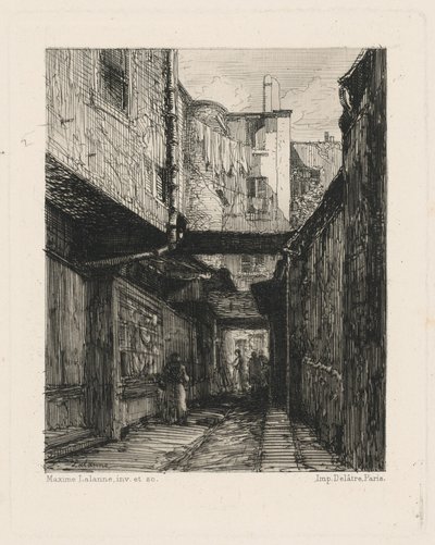 Passage de la Marmite, Paris av Maxime Lalanne