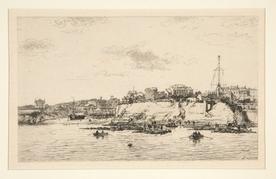 Hamnen i La Plataine? Royan (La Plataine-bron vid Royan) av Maxime Lalanne
