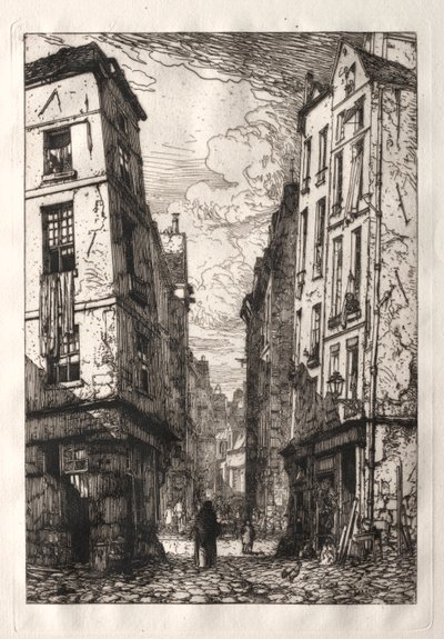 Rue des Marmousets (Gamla Paris) av Maxime Lalanne