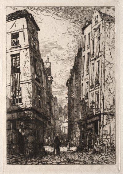Rue des Marmousets (Gamla Paris) av Maxime Lalanne