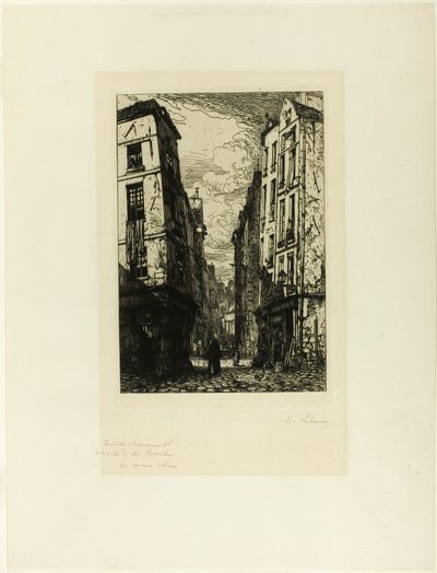 Rue des Marmousets av Maxime Lalanne
