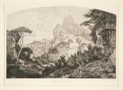 Vue de Gr?ce (Utsikt över Grekland) av Maxime Lalanne
