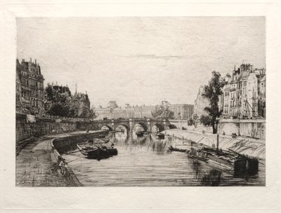 Vy tagen från Pont S. Michel. av Maxime Lalanne