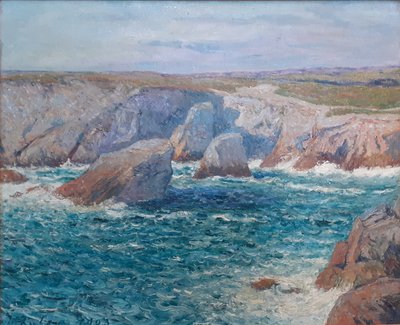 La crique, den vilda kusten, Quiberon av Maxime Maufra