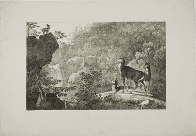 Hjorten och gemsarna av Maximilian Josef Wagenbauer
