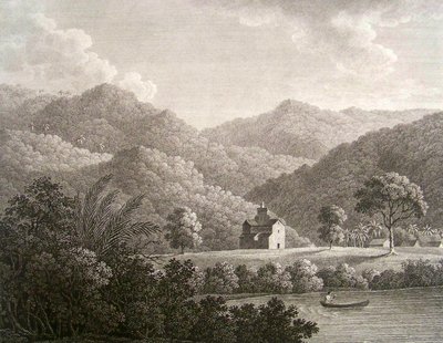 Vy över Mission of St. Fidèle av Maximilian zu Wied Neuwied