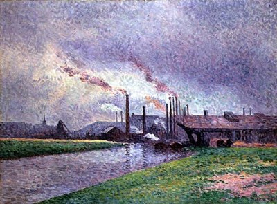 Längs floden av Maximilien Luce