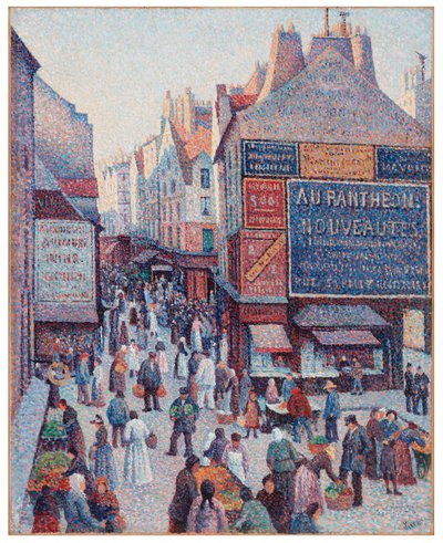 Rue Mouffetard av Maximilien Luce