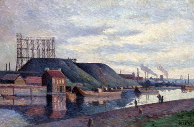 Slagghögarna vid Sacré Madame av Maximilien Luce