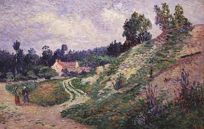 Molineux, The Path in the Valley (olja ombord) av Maximilien Luce
