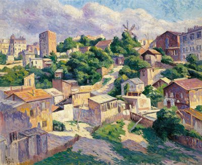 Montmartre, Paris av Maximilien Luce