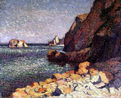 Hav och klippor, Agay av Maximilien Luce