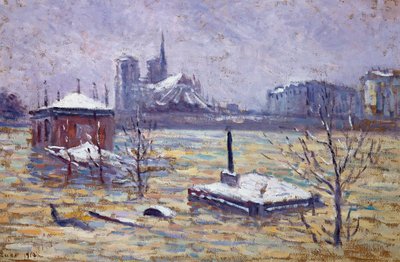 Översvämningen, 1910 av Maximilien Luce