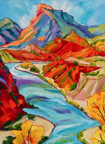 Red Rocks och Blue River av Maxine Shore