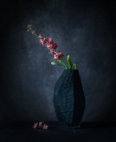 Mörk blommig elegans av May G