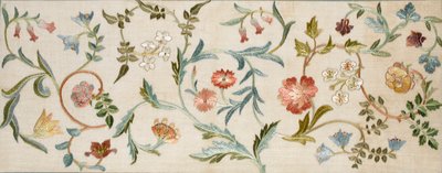 A Garden Piece, 1938 (broderi, ull & siden på linne) av May Morris