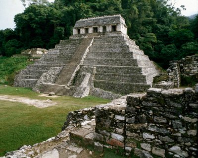Inskrifternas tempel av Mayan