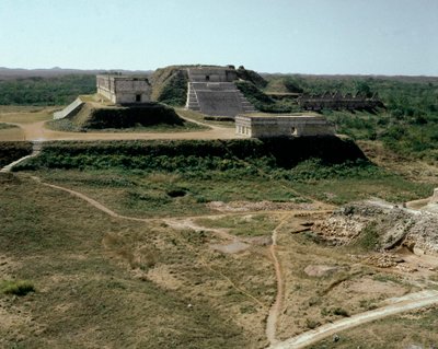 Utsikt över guvernörens palats, 900-1000-talet av Mayan